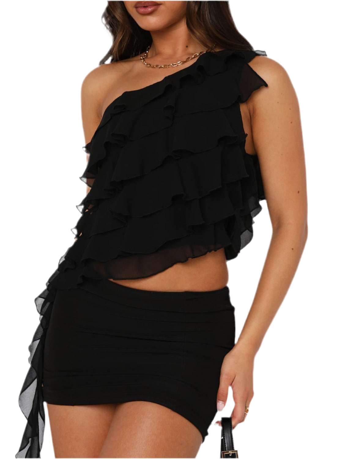 Top Assimétrico Ruffles - Marminna Fashion