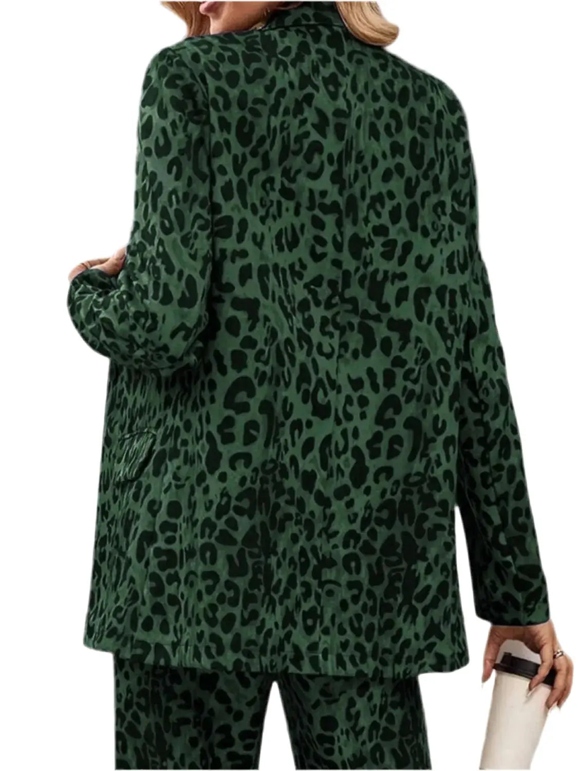 Fato Blazer e Calça Leopardo Look-Total - Marminna Fashion