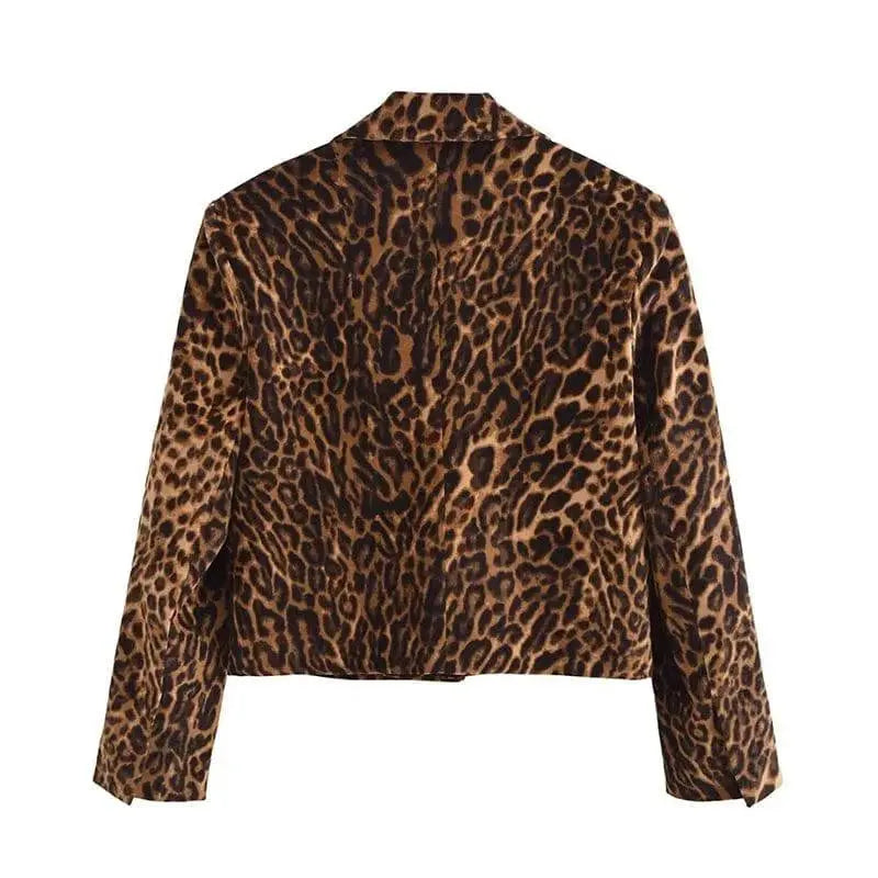 Blazer Print Leopardo | Marminna Fashion