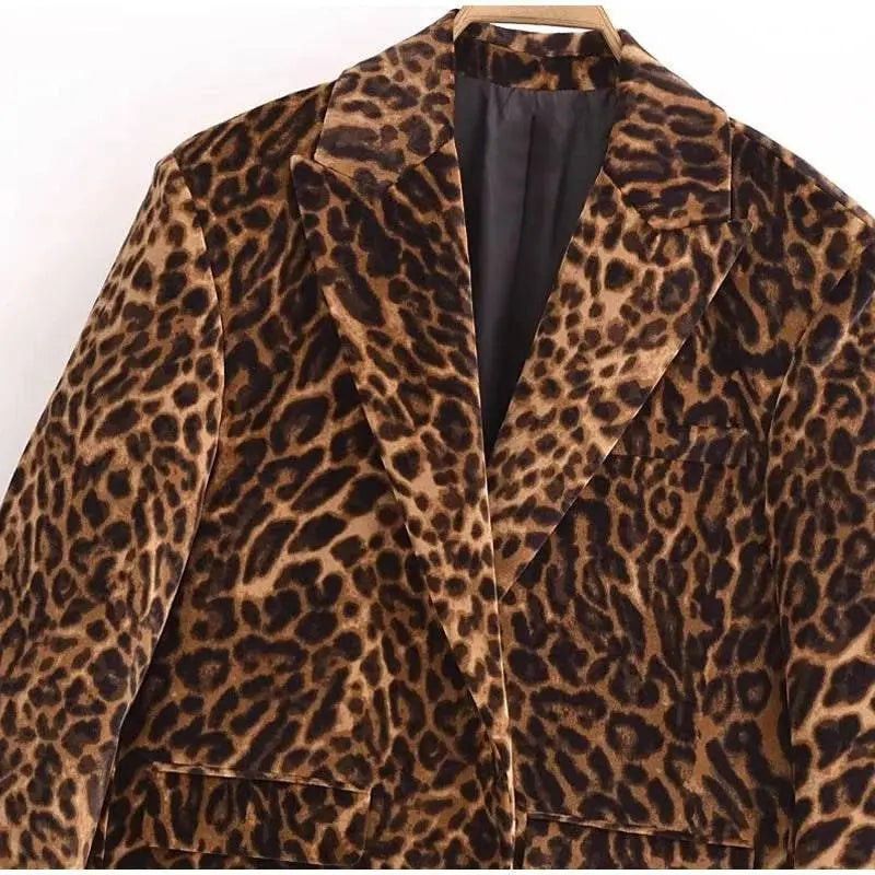 Blazer Print Leopardo | Marminna Fashion