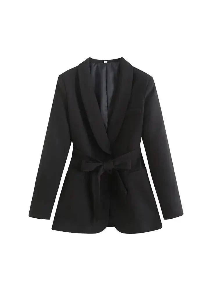 Blazer com Sinto Feminino | Marminna Fashion