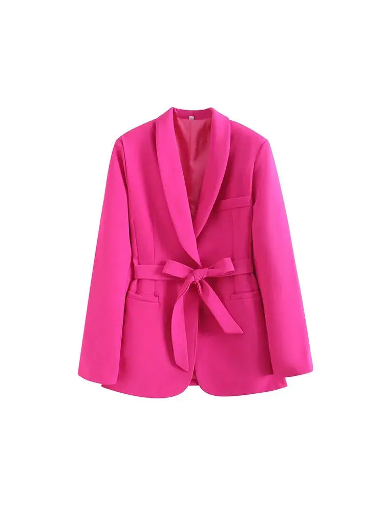 Blazer com Sinto Feminino | Marminna Fashion