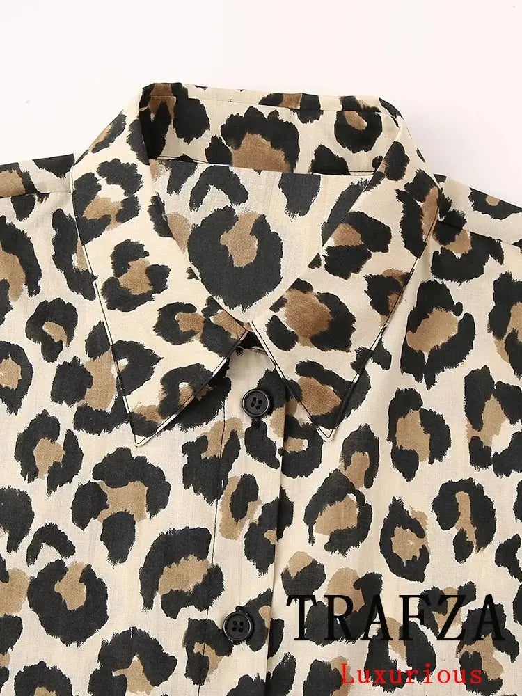 Blusa Print Animal Leopardo | Marminna Fashion