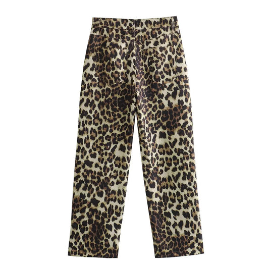 Calça Animal Print Leopardo | Marminna Fashion