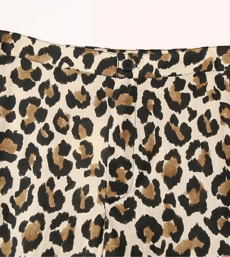 Calça Loose Print Animal | Marminna Fashion