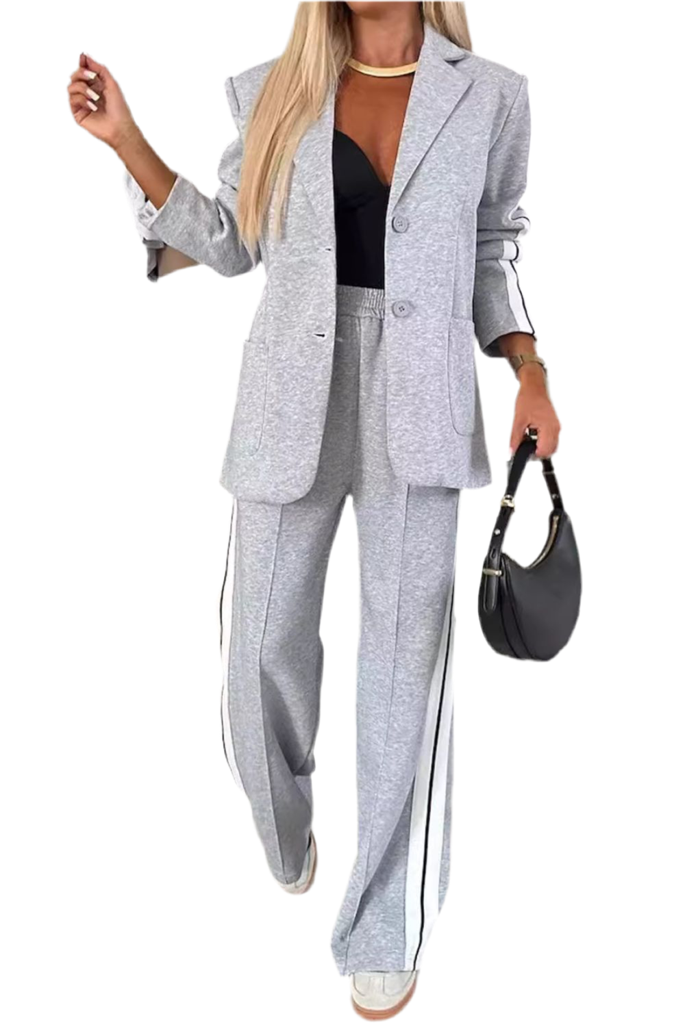 Conjunto Blazer e Calça Sport Style - Marminna Fashion