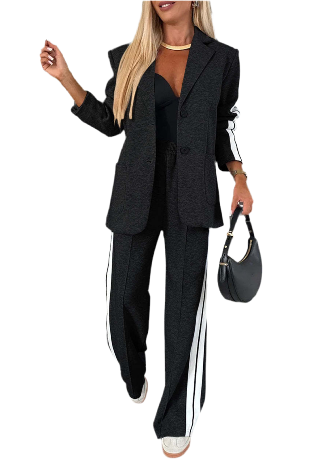 Conjunto Blazer e Calça Sport Style - Marminna Fashion