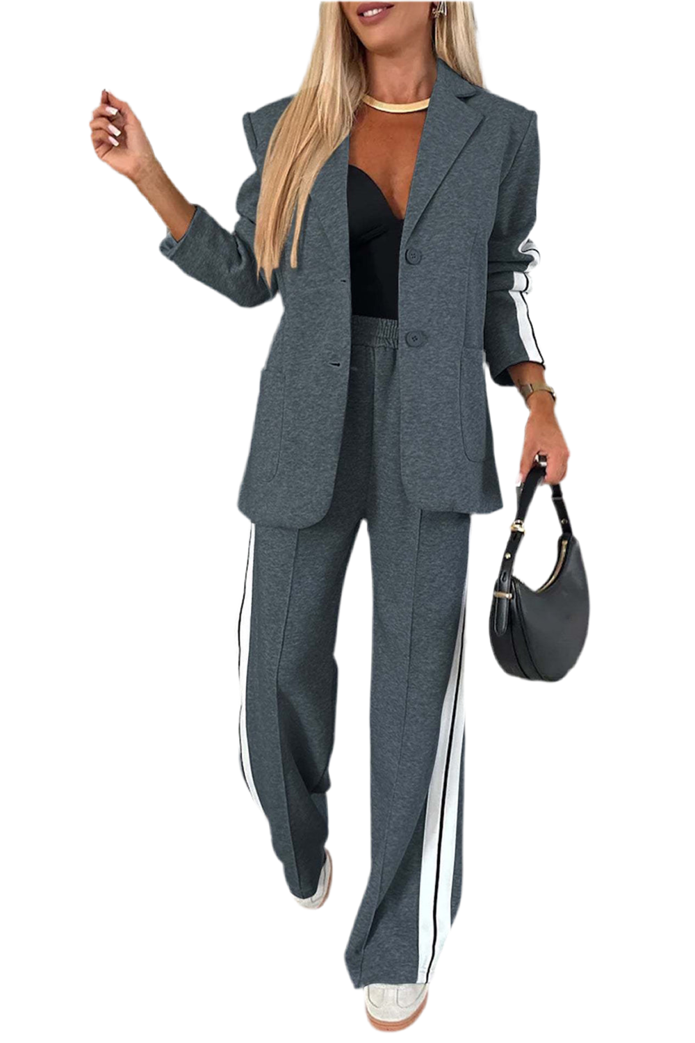 Conjunto Blazer e Calça Sport Style - Marminna Fashion