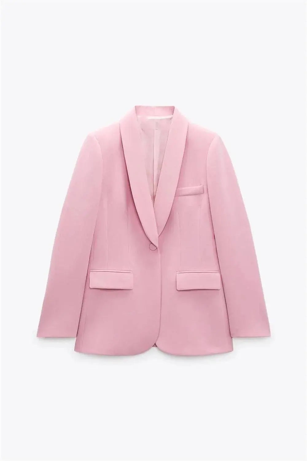 Blazer Rosa Tendência2025: peça-chave da moda feminina para Primavera 2025, unindo sofisticação e conforto.